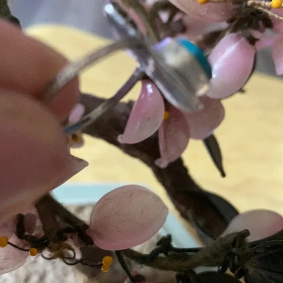 Antique 925 turquoise ring